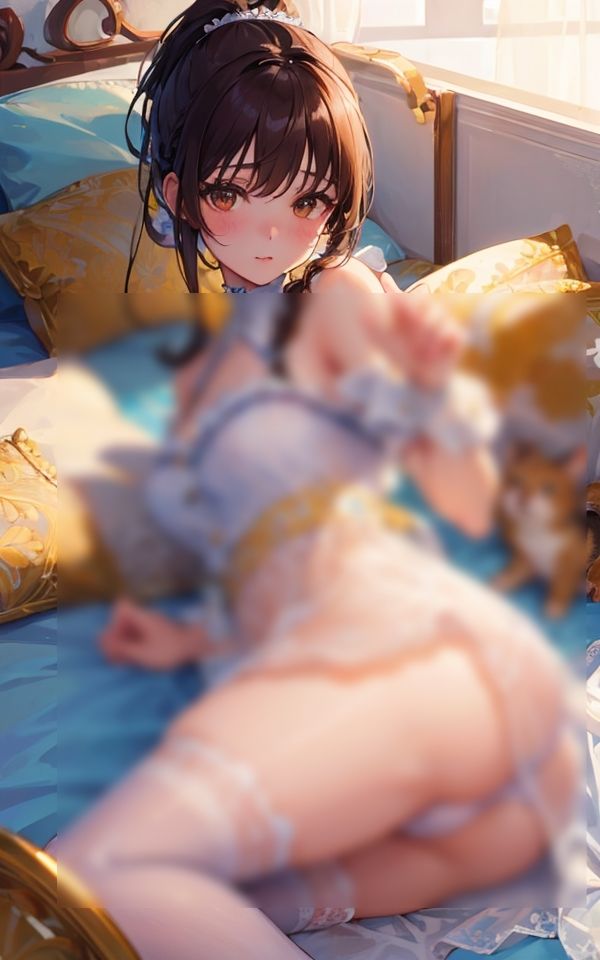 サンプル画像1:後ろからならやさしくしてね(淫乱騎士) [d_397938]