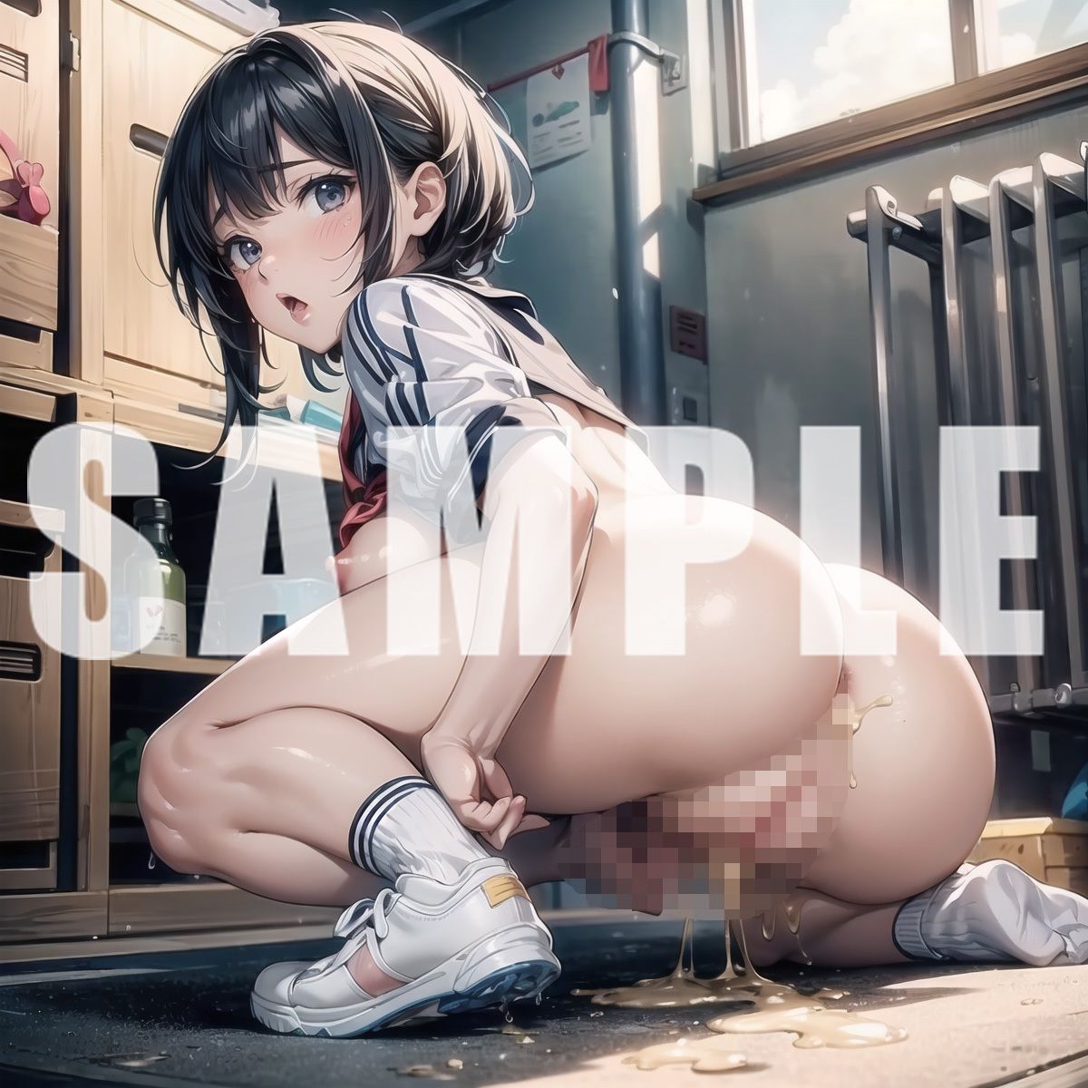 女子〇生たちのびしょびしょオナニーのサンプル画像 6