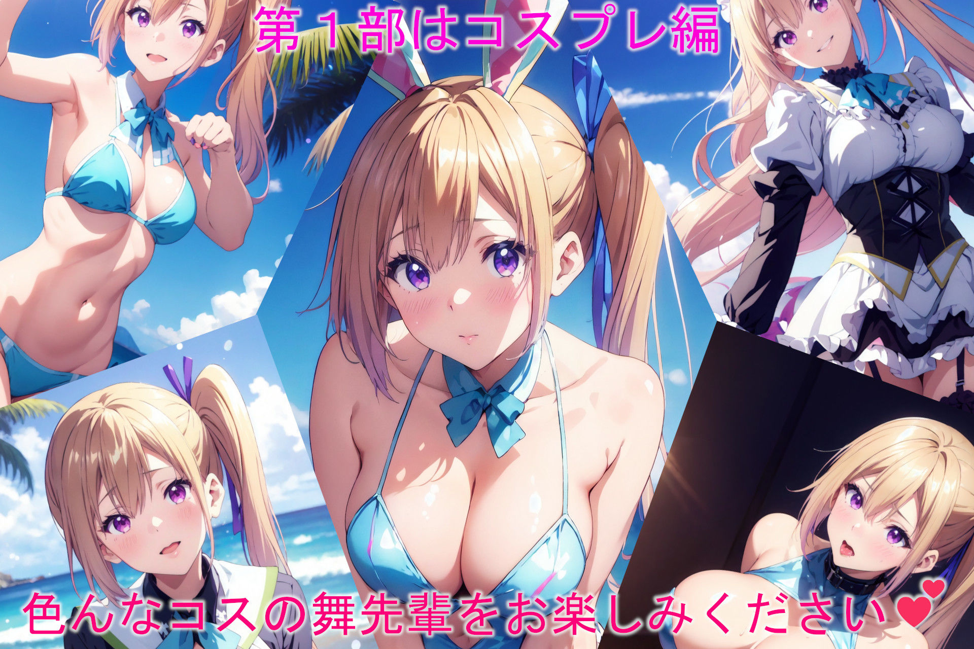 サンプル画像2:舞先輩とコスプレエッチ(Foxymagicalgirl) [d_398104]