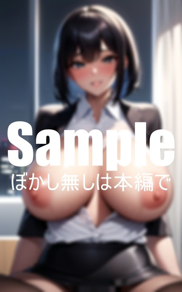 サンプル画像1:爆乳で上司を誘う外資系女社員(AI大好き倶楽部) [d_398122]