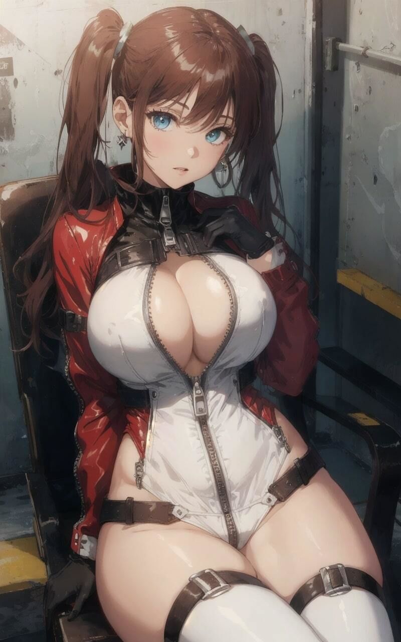 サンプル画像3:爆乳ボンテージ(わくわくAI組) [d_398156]