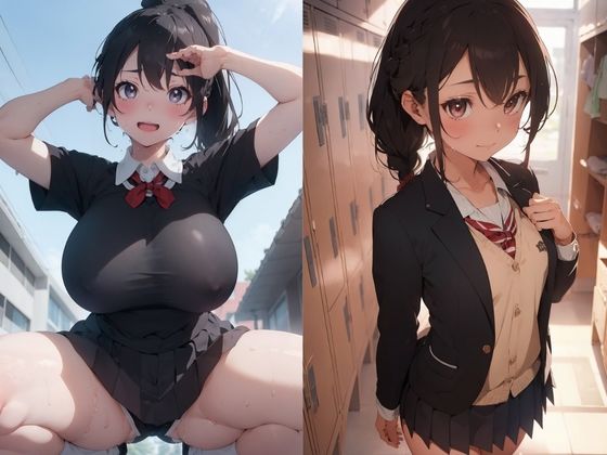 サンプル画像2:制服女子とラブラブ着衣セックス(ロリ丸コーポレーション) [d_398215]