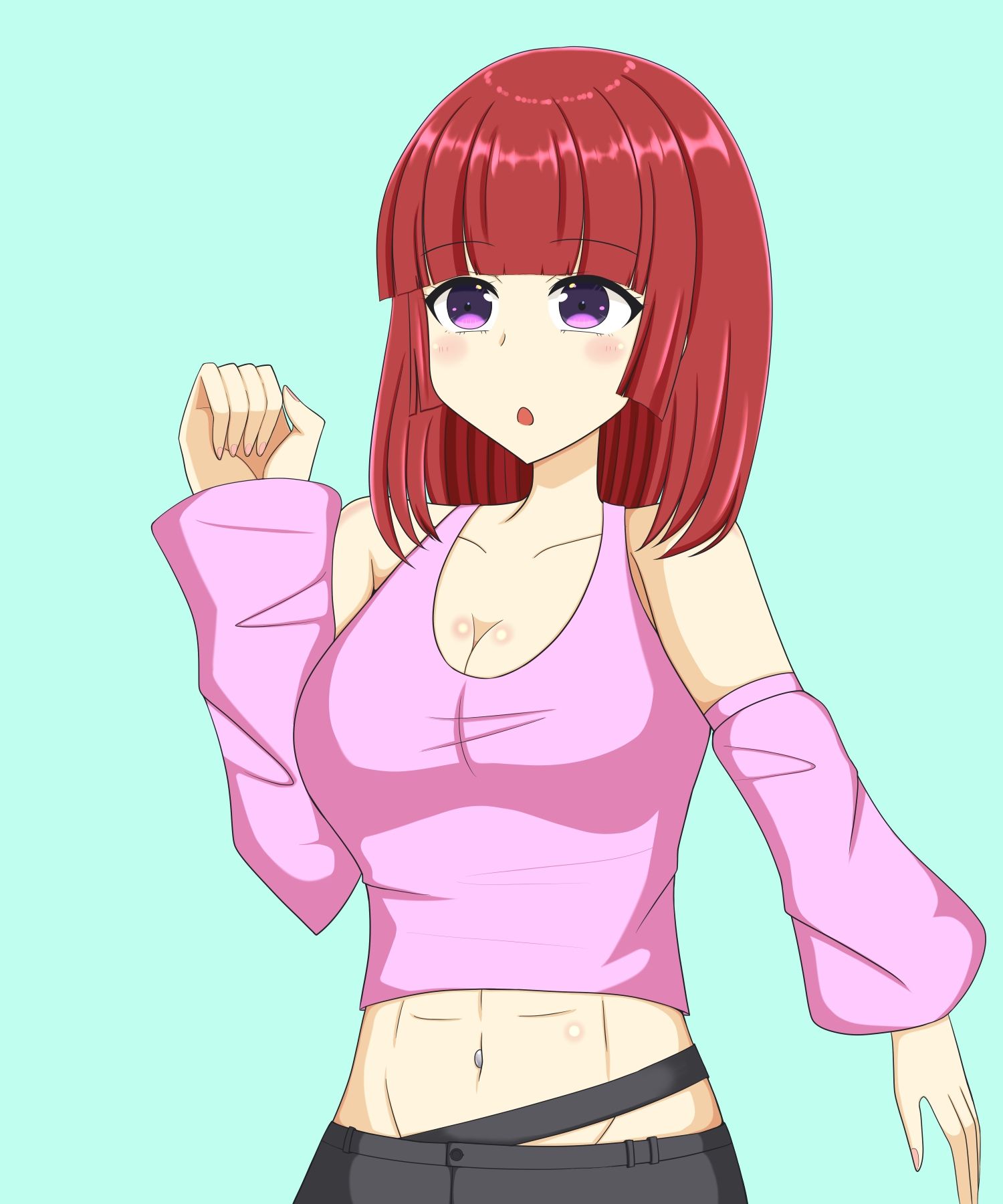 サンプル画像1:姫カットの女の子固め状態変化バッドエンド(焼肉ナイト) [d_398223]