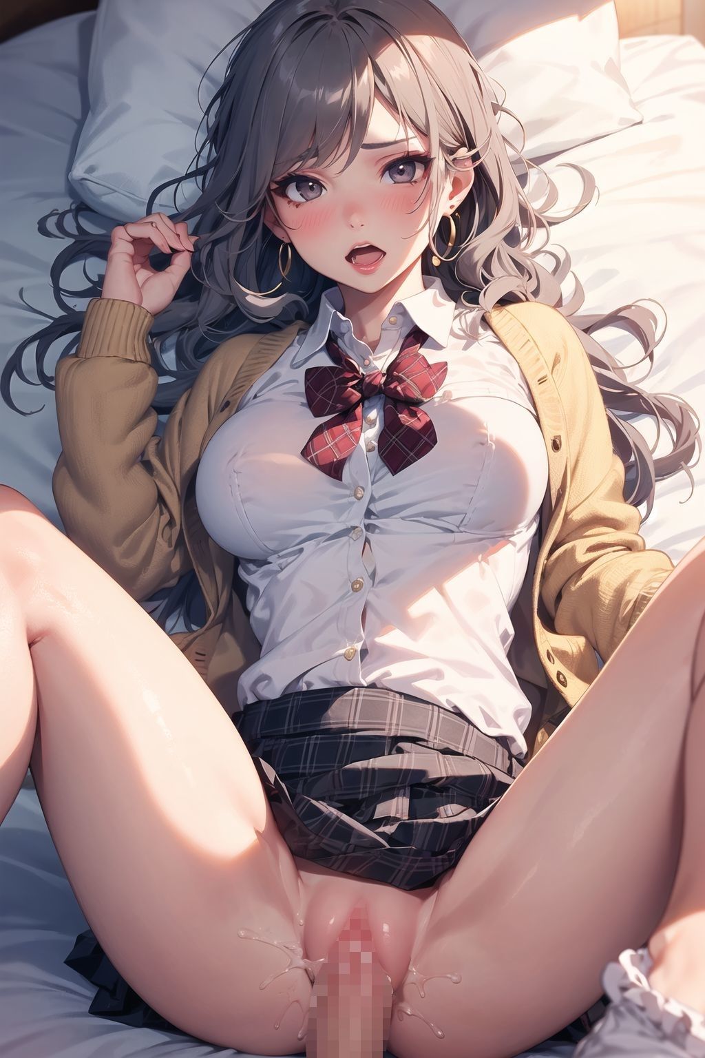 サンプル画像4:白ギャル女子校生(AIカメラマン) [d_398329]