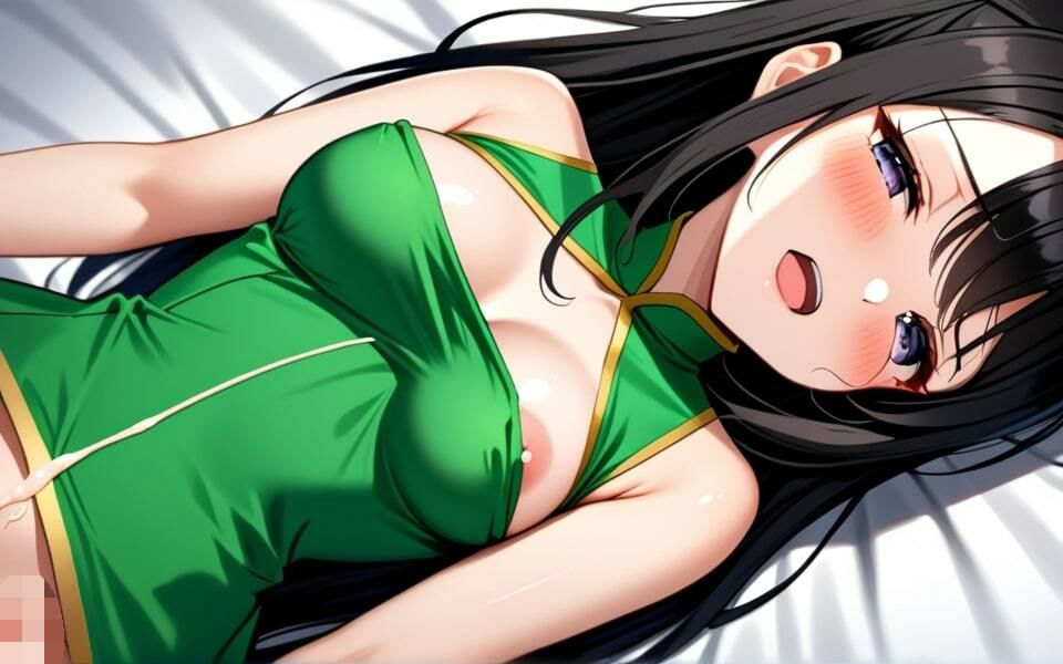 サンプル画像2:綺麗な衣装を着たエッチな巨乳美女！(斜め45度の絶景) [d_398451]