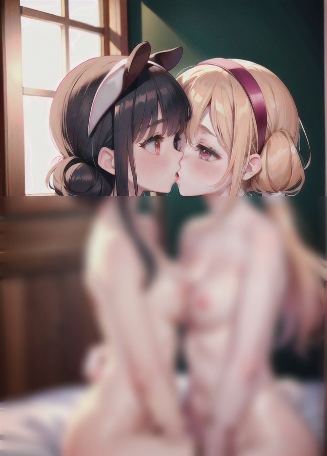 サンプル画像3:女同士快感を求め合う「バニーガール女学園」(現実) [d_398493]