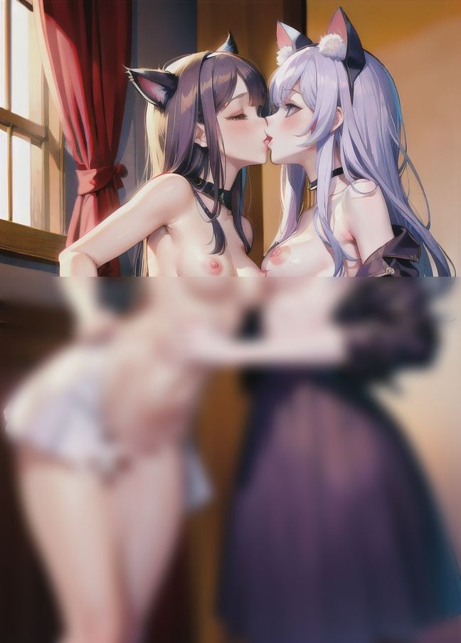 サンプル画像3:猫耳女子’制欲丸出し’「レズセ倶楽部」(soda) [d_398513]