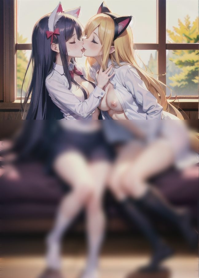 サンプル画像5:猫耳女子’制欲丸出し’「レズセ倶楽部」(soda) [d_398513]