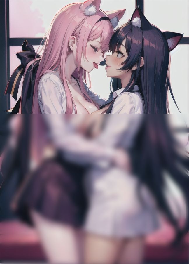 サンプル画像6:猫耳女子’制欲丸出し’「レズセ倶楽部」(soda) [d_398513]