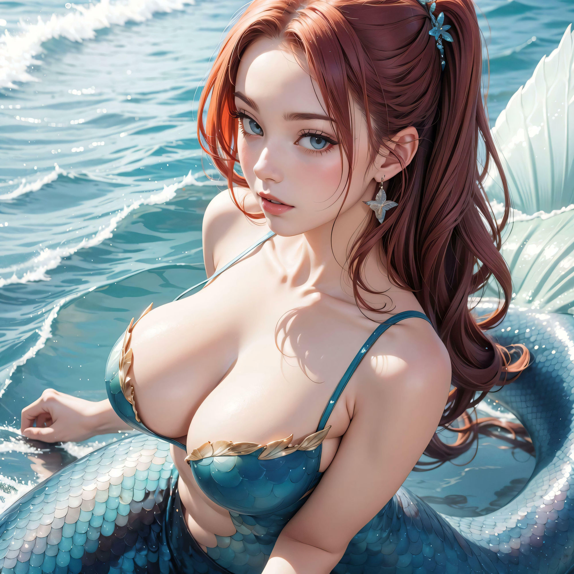 サンプル画像3:恥辱人魚(ふしぎなびんのなか) [d_398553]