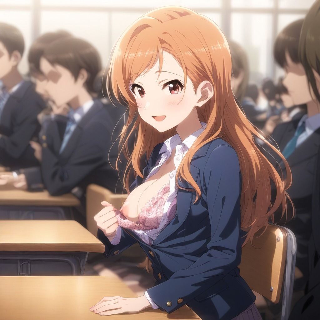 サンプル画像3:隣の席のアイドルが俺だけにおっぱい見せてくれる トライアドプリムス(さあの性癖) [d_398578]