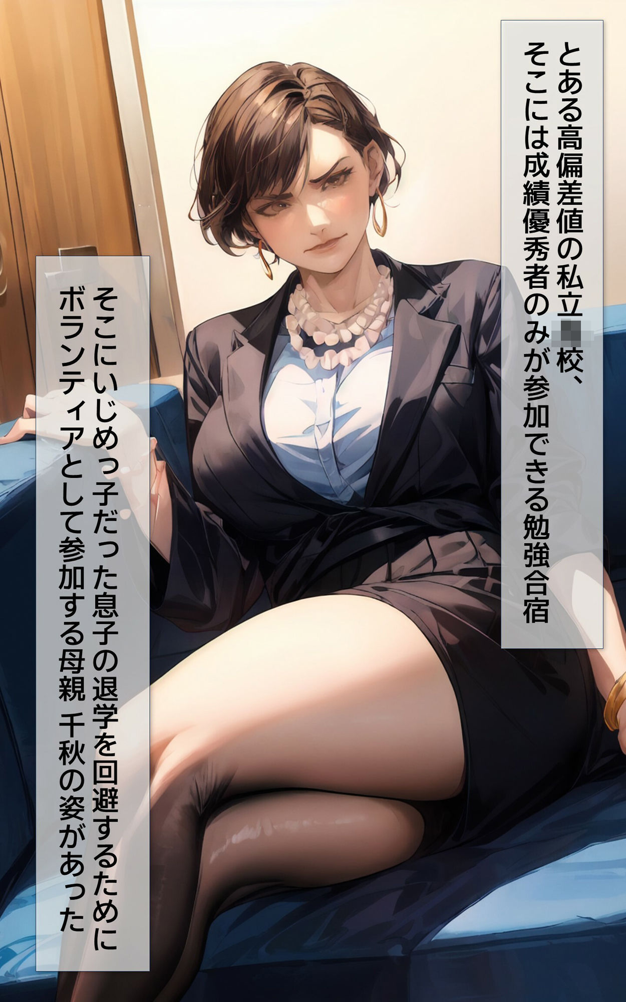 サンプル画像1:調教合宿、勉強合宿に奴●として強●参加の人妻が生徒に調教され快楽堕ち？！(C.C.WORKS) [d_398631]