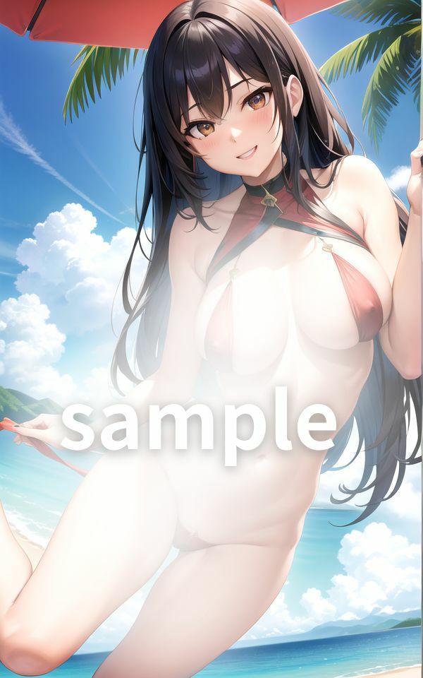 サンプル画像1:可愛すぎるマイクロビキニ女子(AI未来) [d_398735]