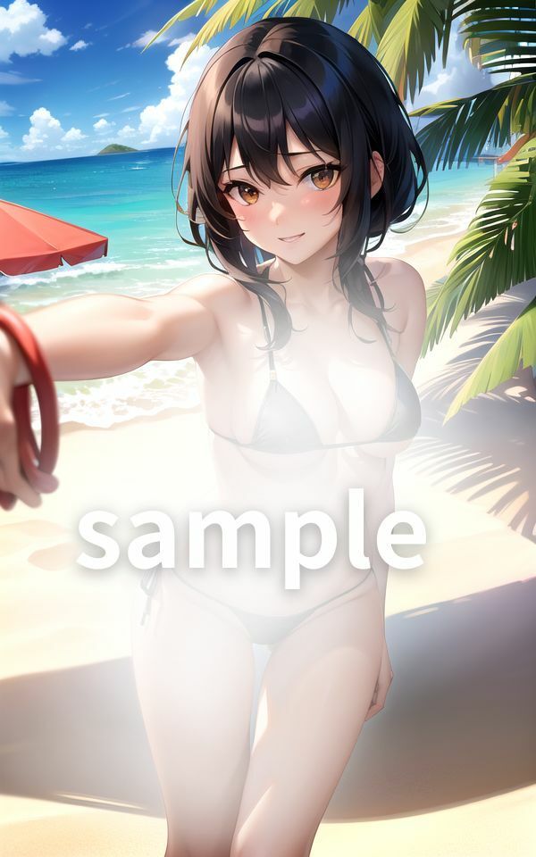 サンプル画像2:可愛すぎるマイクロビキニ女子(AI未来) [d_398735]