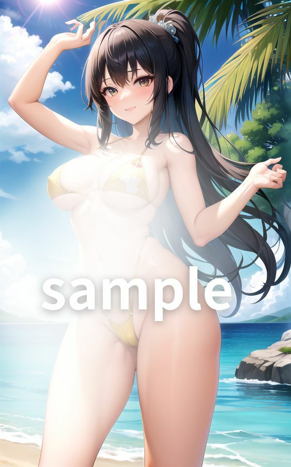 サンプル画像4:可愛すぎるマイクロビキニ女子(AI未来) [d_398735]