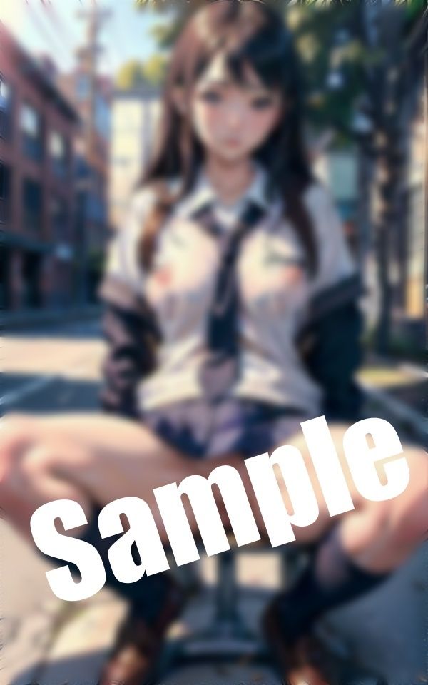 サンプル画像3:制服姿の美少女がおま〇こ 丸出し…おま〇こ、触ってほしいの…(へんたいろり企画) [d_398750]