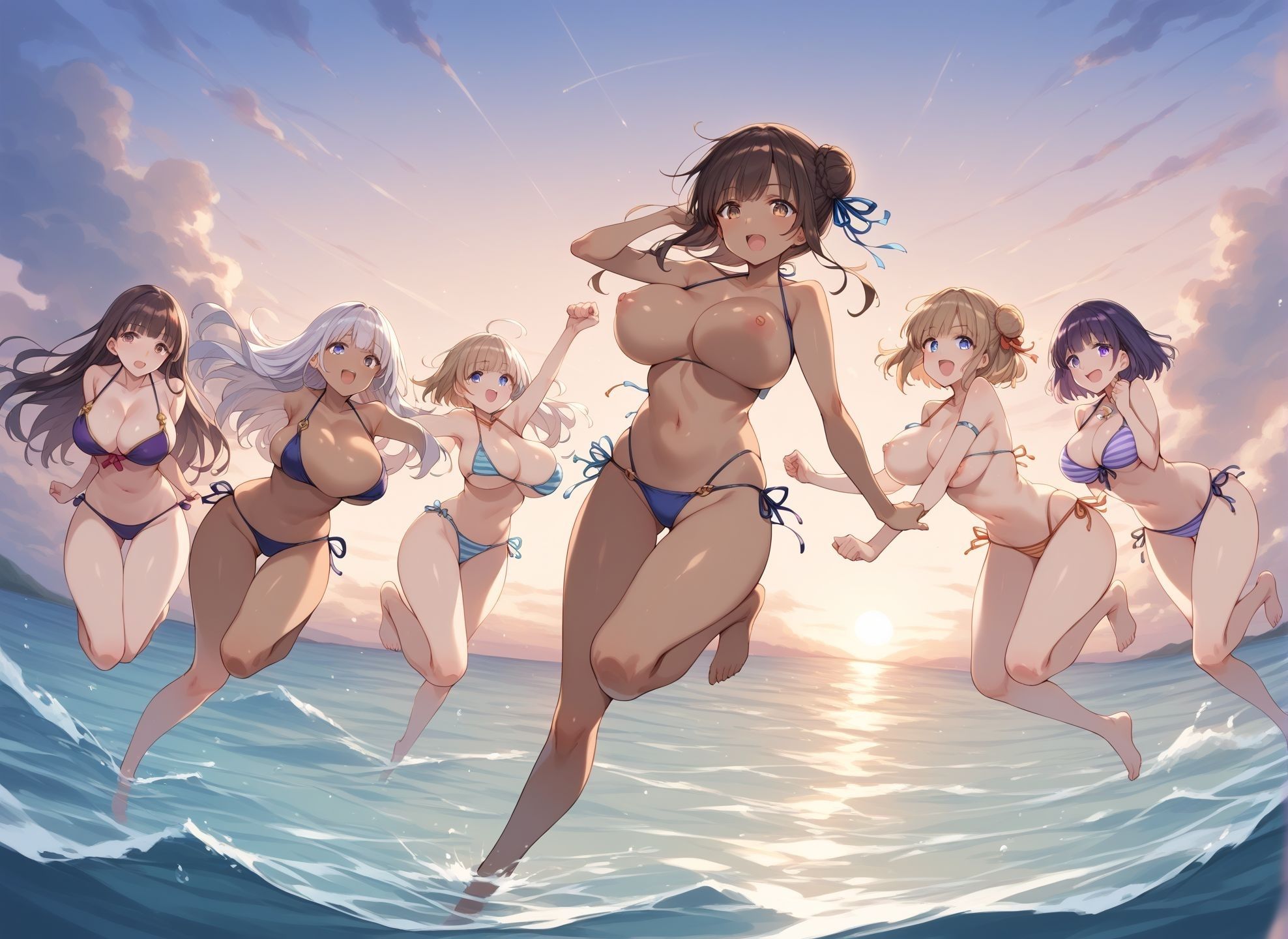 サンプル画像3:男のロマン ハーレム・ビーチ(あるふぁサン) [d_398753]