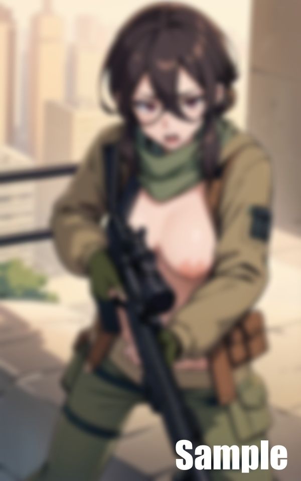 サンプル画像4:スナイパー見倣いの女(ぬいっさん) [d_398762]