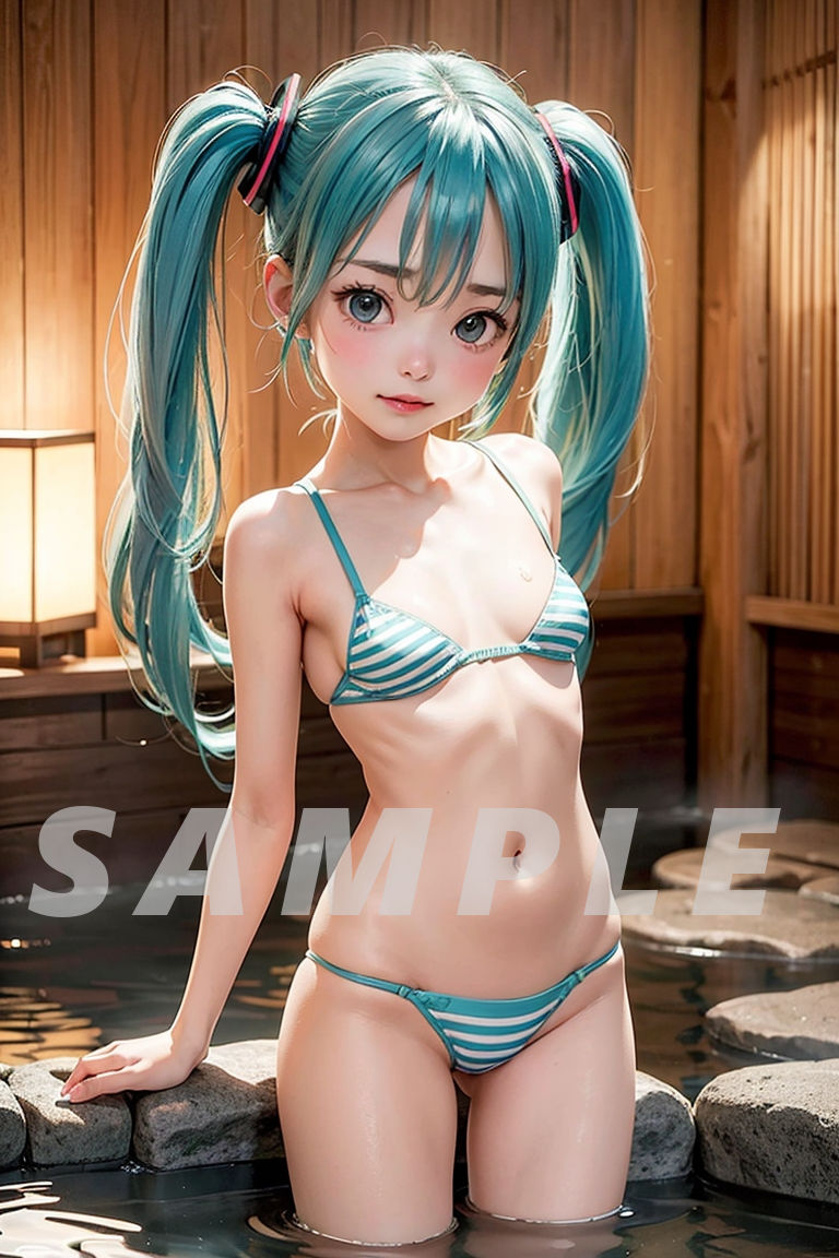 サンプル画像5:青髪ツインテールさんのあれやこれやの情事(Donyori) [d_398804]