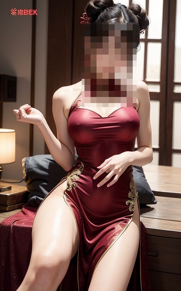 サンプル画像4:美女にチャイナ服着させたらすごい身体をしてて興奮した(玩具) [d_398902]