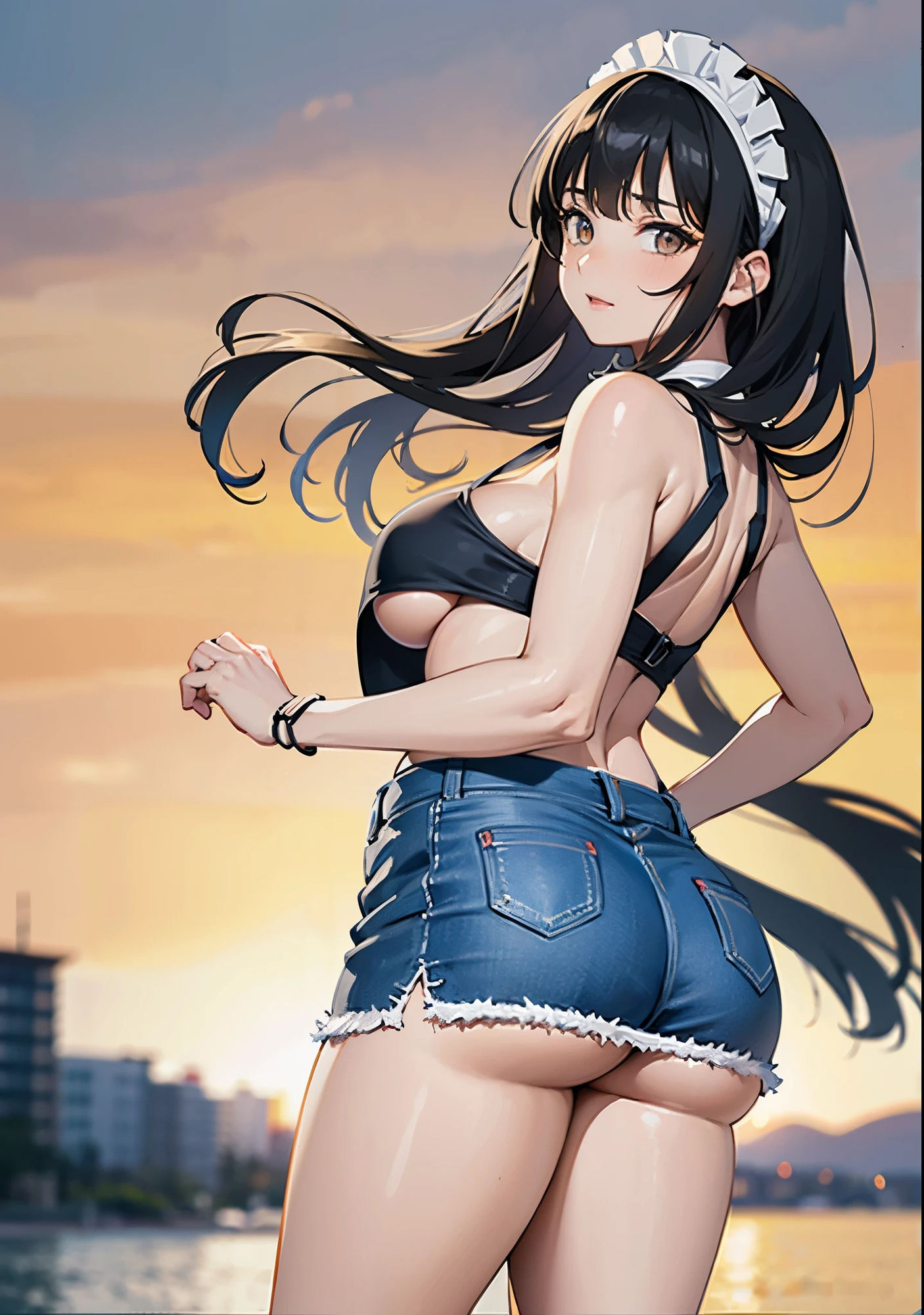 サンプル画像3:【AIイラスト集】下乳天国 其の弍(AIde作成坊) [d_398905]