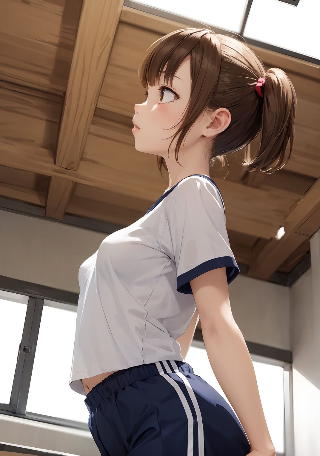 サンプル画像2:【学生コス美少女AIイラスト集】AI SCHOOLGIRL MODE【PNG371枚】(Alice Museum) [d_398960]