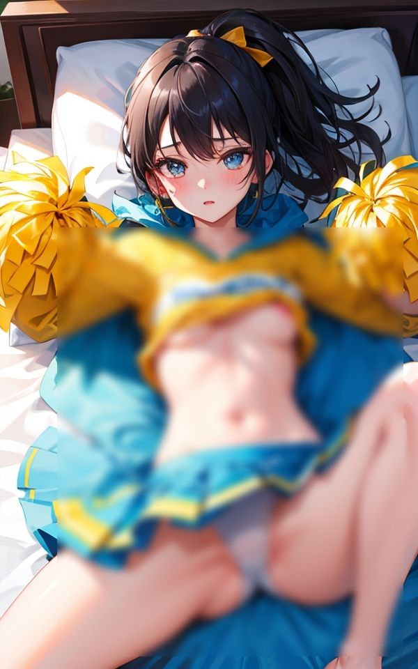 サンプル画像1:チアリーダーの無防備姿(淫乱戦士) [d_398969]