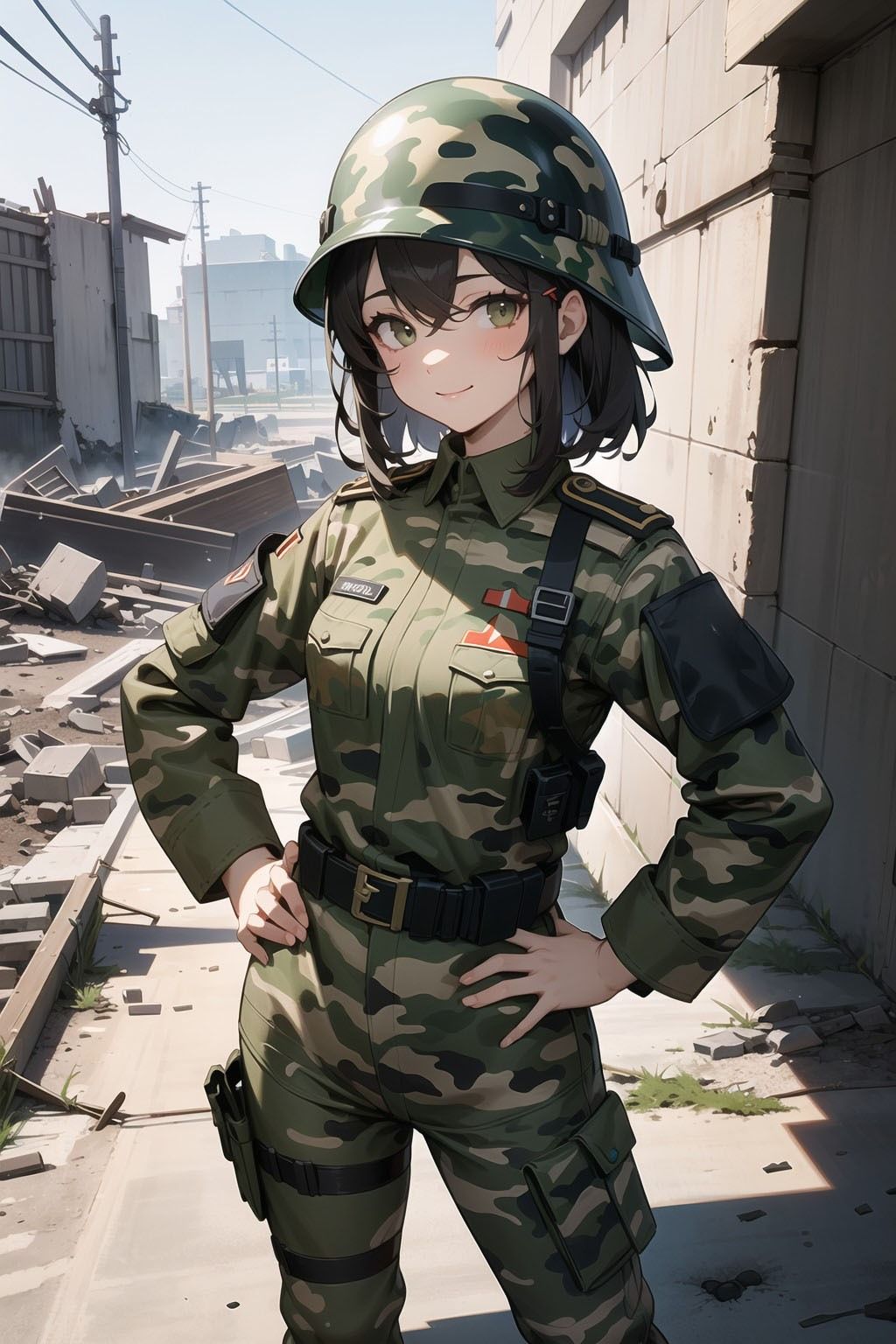 サンプル画像1:女兵士ちゃんの災難(ココナッツパンチSS) [d_399016]