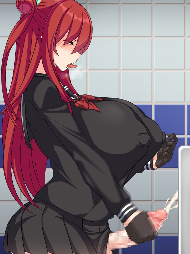 サンプル画像4:退魔師チエミ―学園ふたなりオナニー編―(びーちびっち) [d_399017]