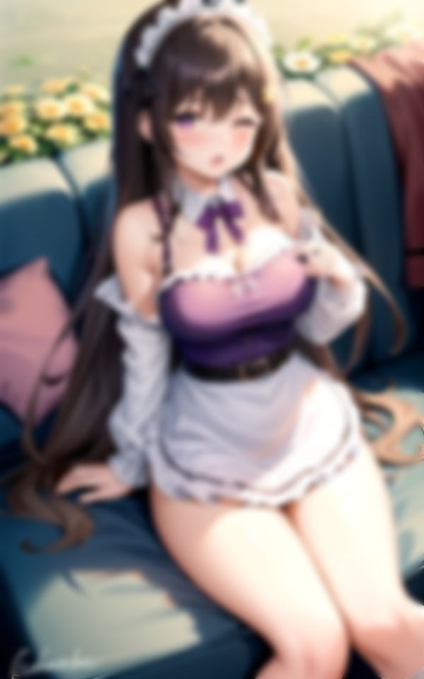 サンプル画像5:金欠エチエチメイドのHな裏写真集90枚(美人AIラボ) [d_399125]