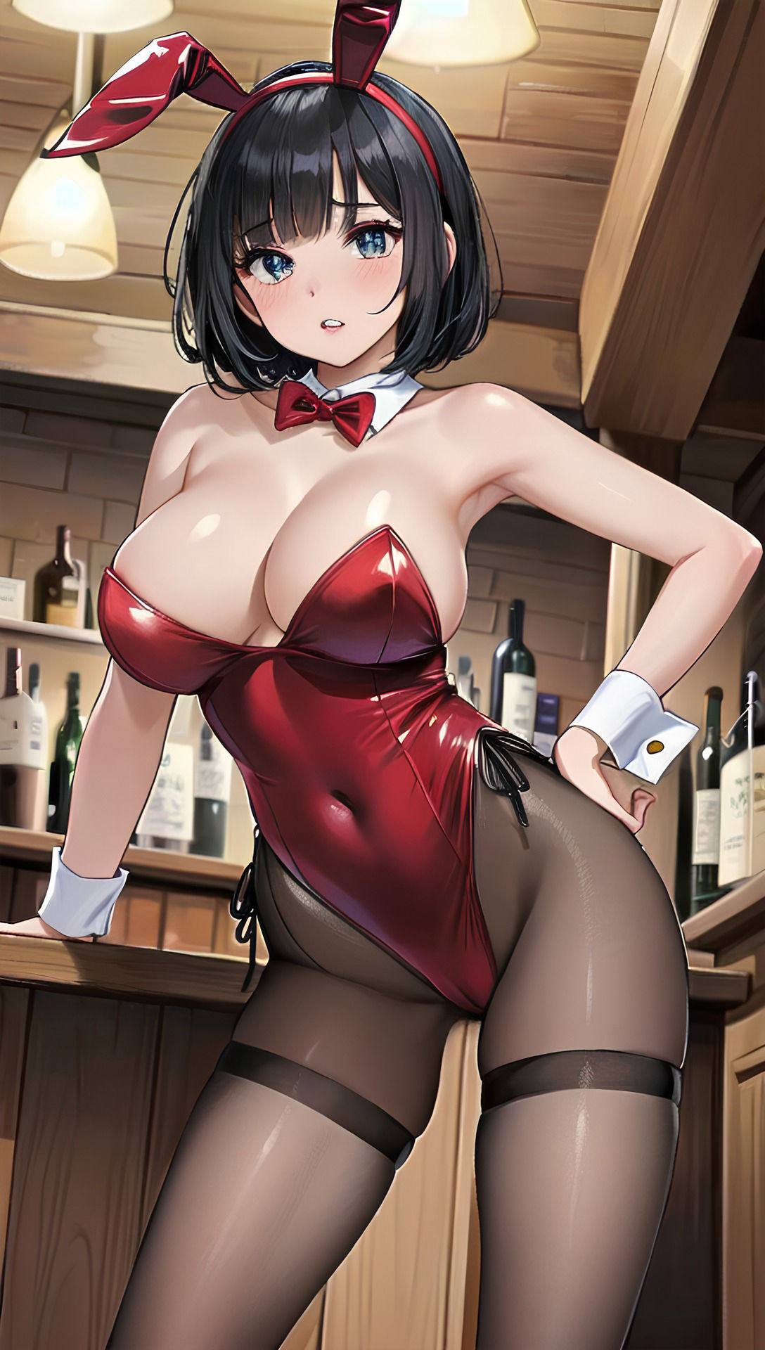 サンプル画像1:バニーガールとガールズバー2(パイりあ) [d_399128]