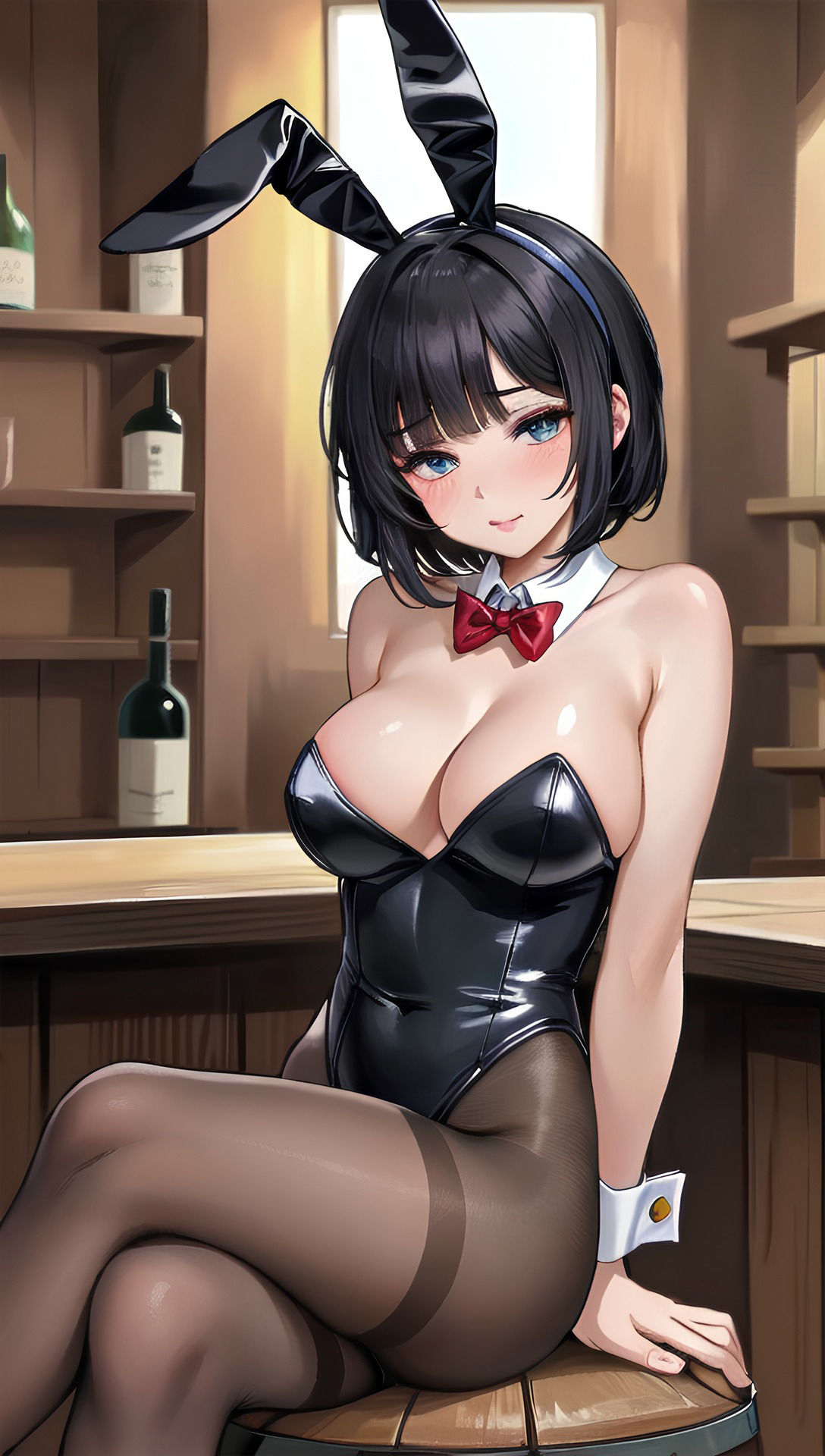 サンプル画像2:バニーガールとガールズバー2(パイりあ) [d_399128]