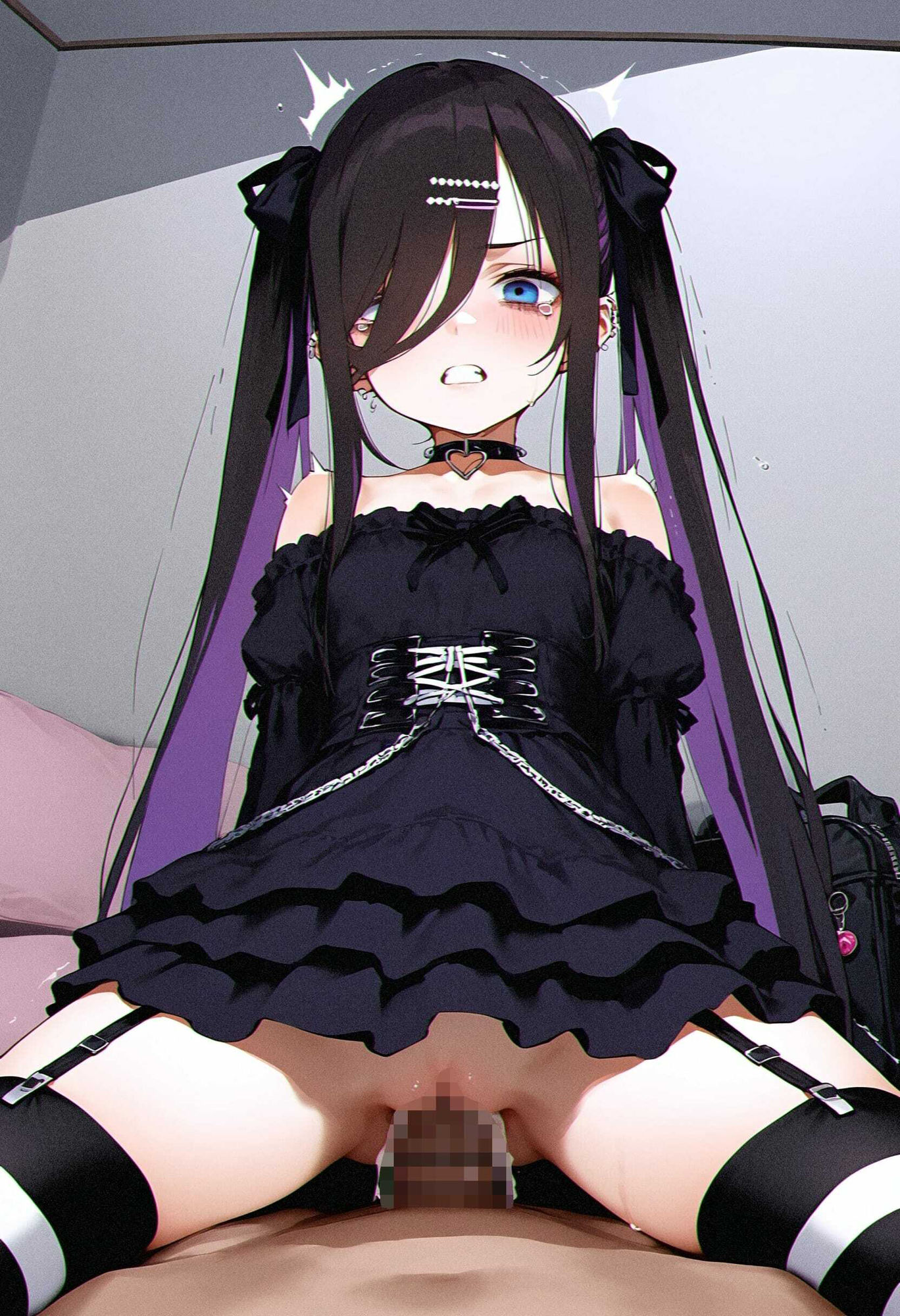 サンプル画像3:紫な地雷系ちゃん(くいこみメロンぱん) [d_399131]