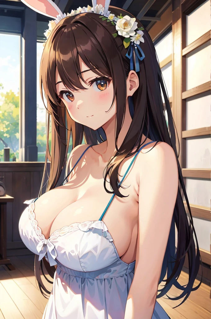 サンプル画像2:巨乳バニーガール美女【妄想イラスト美女図鑑vol.91】(AIイラスト美女研究所) [d_399133]