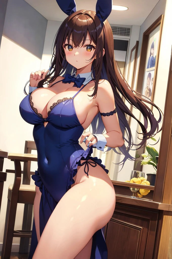 サンプル画像3:巨乳バニーガール美女【妄想イラスト美女図鑑vol.91】(AIイラスト美女研究所) [d_399133]