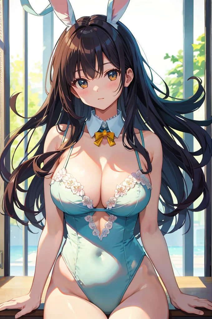 サンプル画像4:巨乳バニーガール美女【妄想イラスト美女図鑑vol.91】(AIイラスト美女研究所) [d_399133]