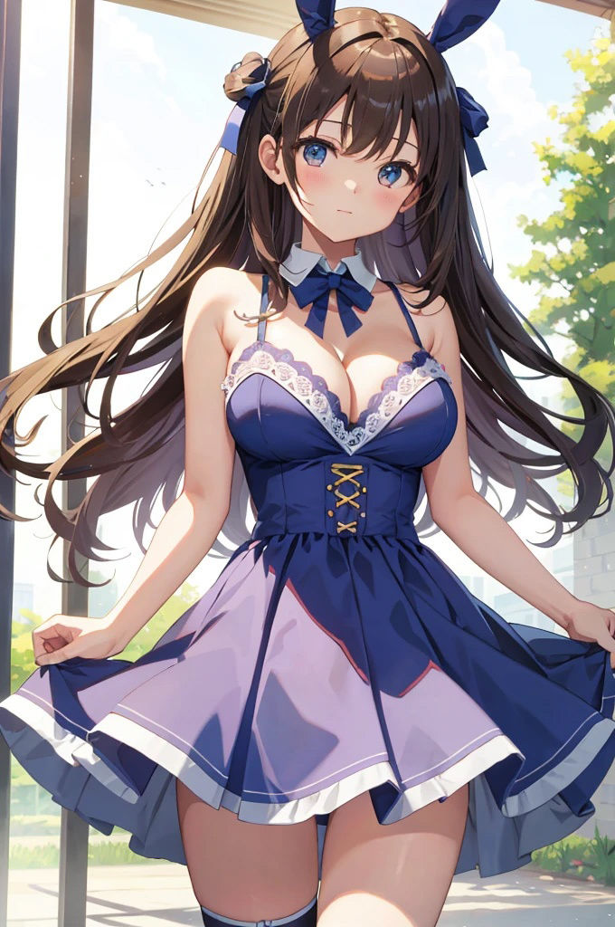 サンプル画像5:巨乳バニーガール美女【妄想イラスト美女図鑑vol.91】(AIイラスト美女研究所) [d_399133]