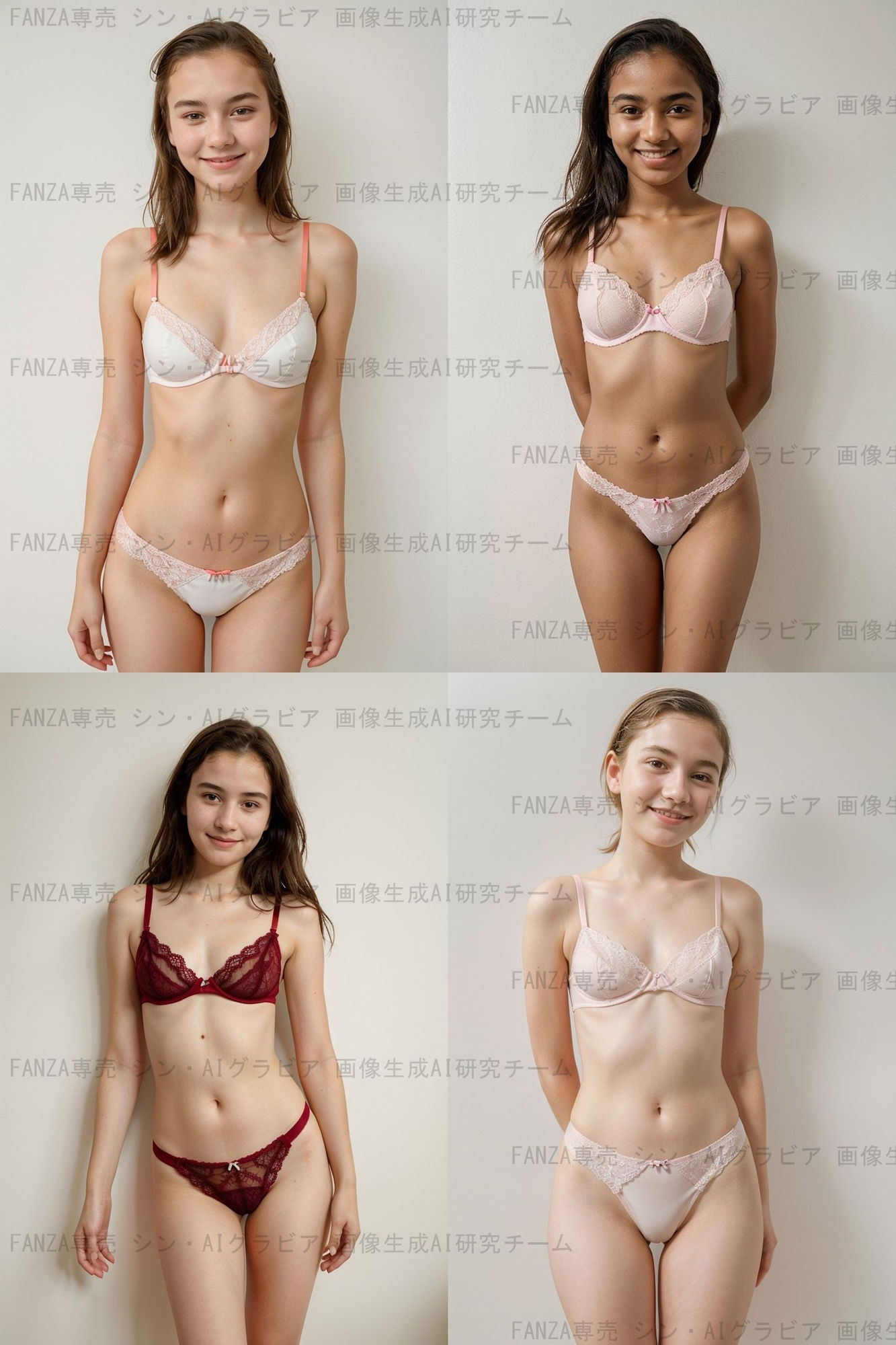 サンプル画像4:シン・AIグラビア vol.6 / 赤(画像生成AI研究チーム) [d_399139]