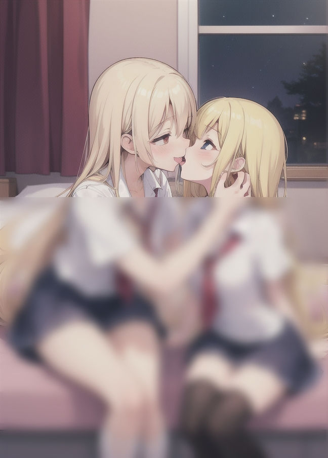 サンプル画像4:レズセ大好き「ディープなキスから濃厚エッチ」’学校の美女たちはみんなレズ’(梅雨) [d_399153]