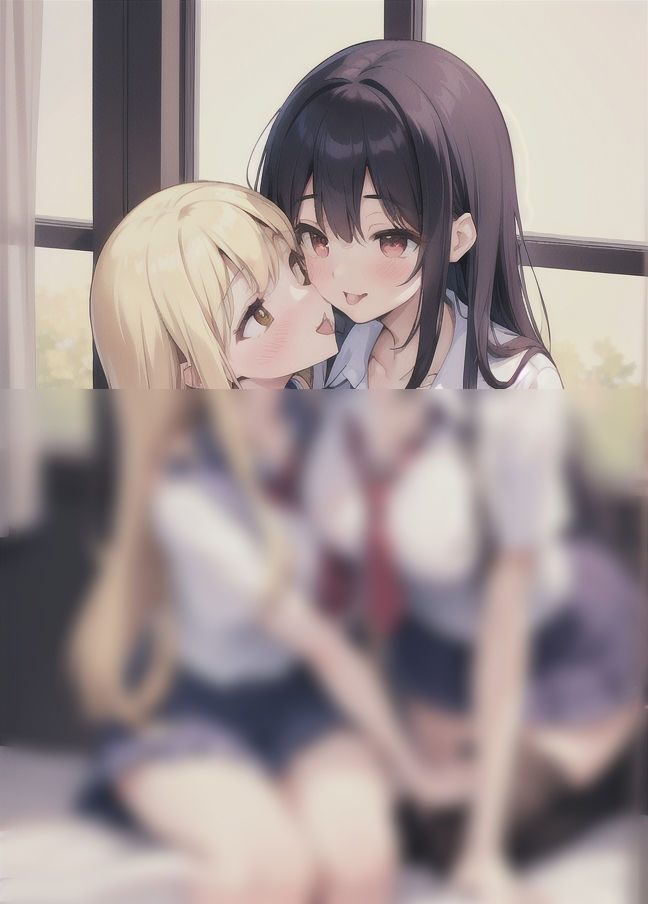 サンプル画像5:レズセ大好き「ディープなキスから濃厚エッチ」’学校の美女たちはみんなレズ’(梅雨) [d_399153]