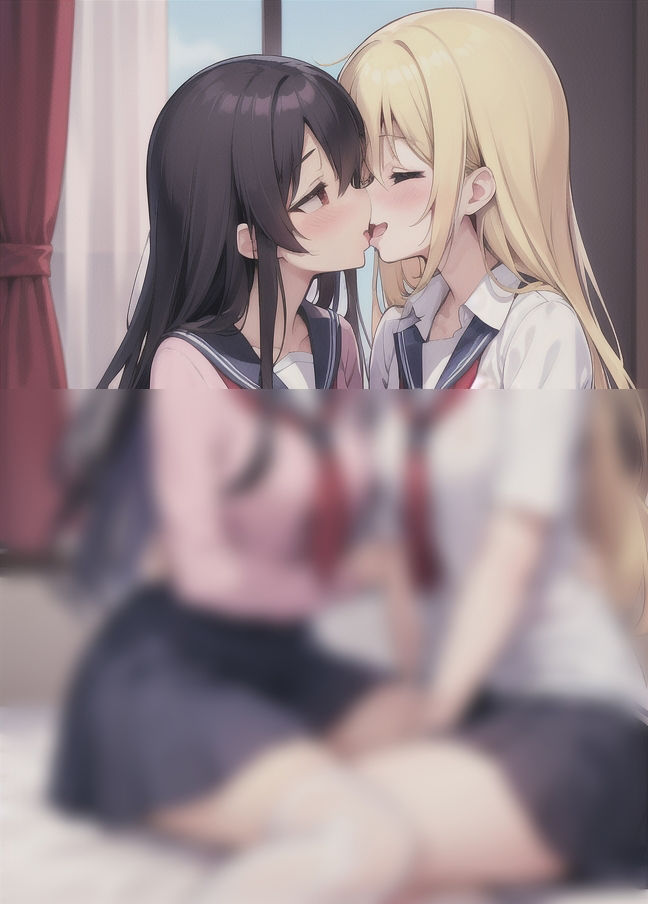 サンプル画像6:レズセ大好き「ディープなキスから濃厚エッチ」’学校の美女たちはみんなレズ’(梅雨) [d_399153]