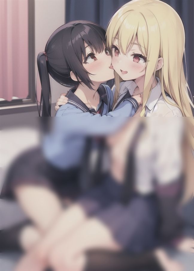 サンプル画像3:もう止められない貪欲望「惚れ薬を使って…レズセ！？」仲良し女子校生(くれよん王国) [d_399158]