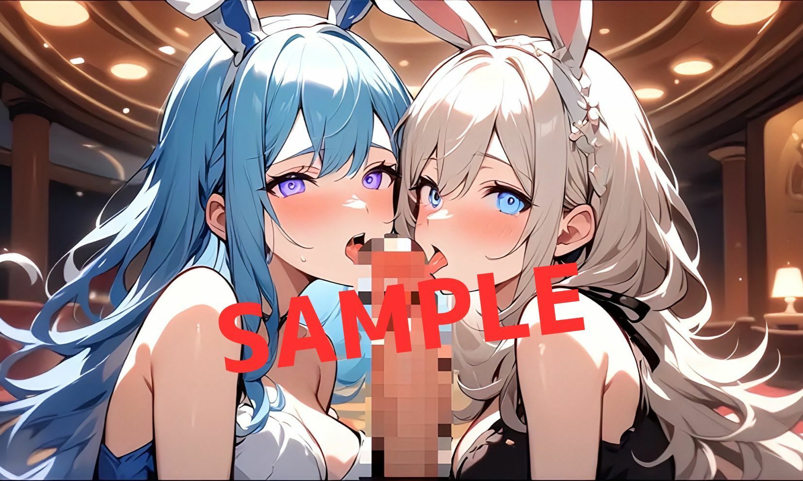 サンプル画像4:美女洗脳Wフェラチオ(あいあんぱん) [d_399202]