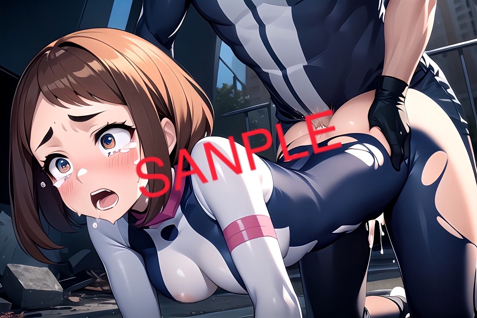 サンプル画像6:［麗日お○子］ヒーロー活動なんてできないよぉ(あいあんぱん) [d_399207]