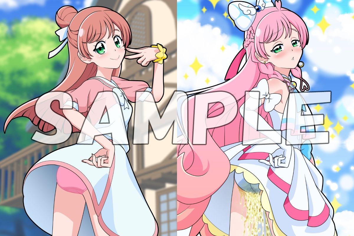 サンプル画像1:牡丹桜 画像の元 アニメヒロインコレクション001(牡丹桜) [d_399230]