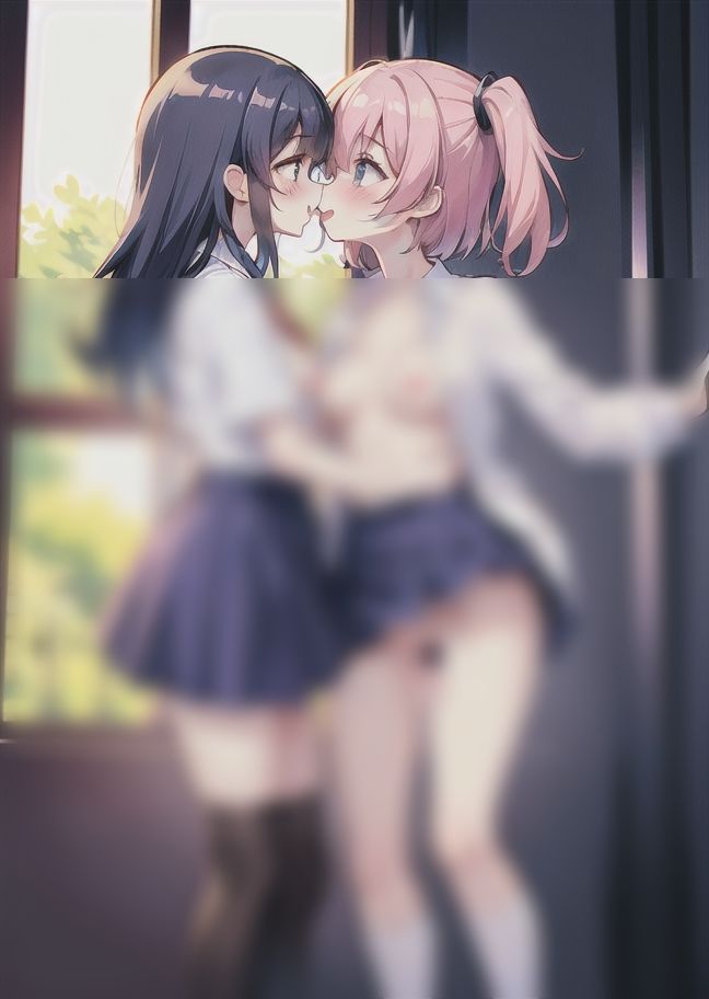 サンプル画像4:学校で手マ？？…後輩が先輩を襲う強●れずえっち(soda) [d_399232]