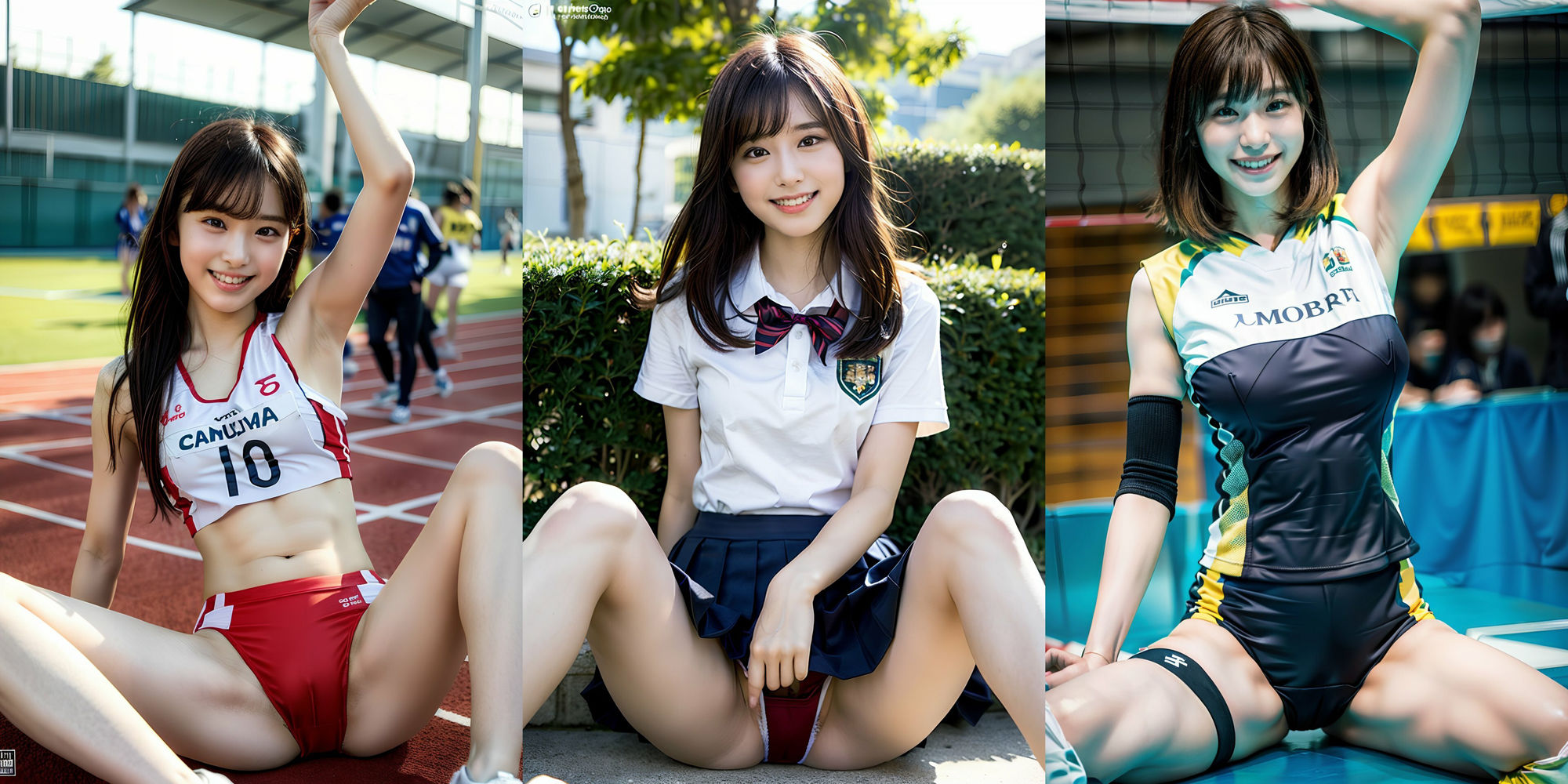 サンプル画像5:陸上！ チア！ バレー女子！ のM字開脚300p！！ vol 1(SakuraBooks) [d_399295]