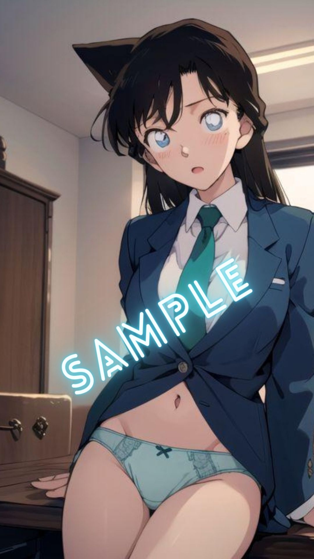 サンプル画像3:名探偵コ◯ン 毛◯蘭風 画像集(パンティー旅情) [d_399389]