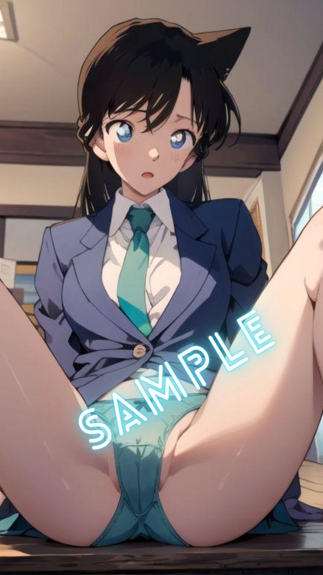 サンプル画像4:名探偵コ◯ン 毛◯蘭風 画像集(パンティー旅情) [d_399389]