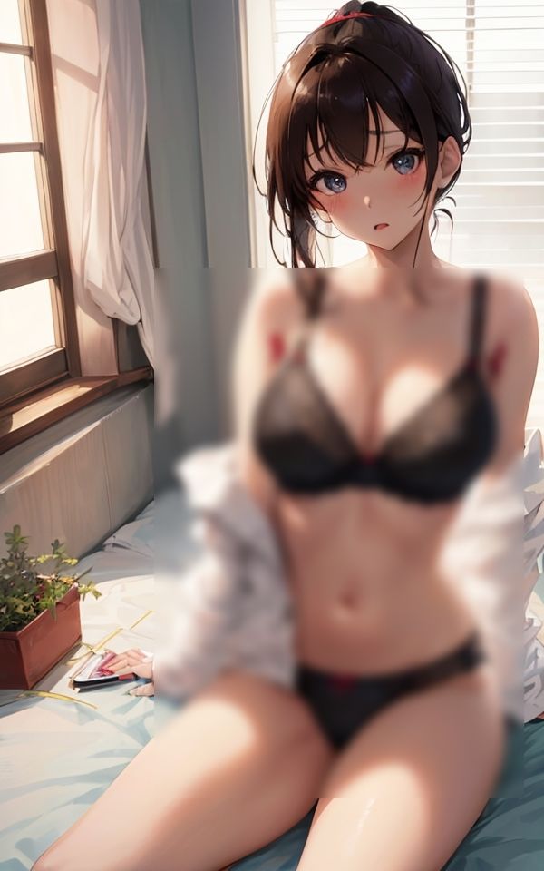 サンプル画像1:幼馴染を脱がせてみた(AI美女工房) [d_399390]